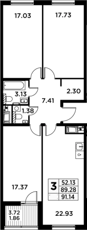 Купить пятикомнатную квартиру в Санкт-Петербурге. Вариант № 74161, 0, площадь -  квм, цена 26669999 рублей