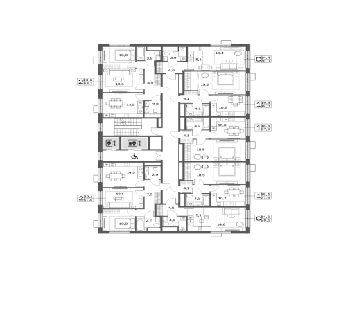 Купить квартиру у метро Бульвар Рокоссовского в Москве. Вариант № 866588, 0, площадь - квм, цена 28472356.0000 рублей