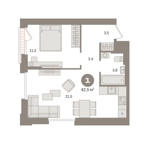 Купить квартиру в ЖК Квартал Герцена в Москве. Вариант № 116265, 0, площадь -  квм, цена 15800000 рублей
