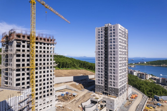 Купить двухкомнатную квартиру в ЖК Посейдония в Владивостоке. Вариант № 4120641, 2, площадь -  квм, цена 13471920 рублей