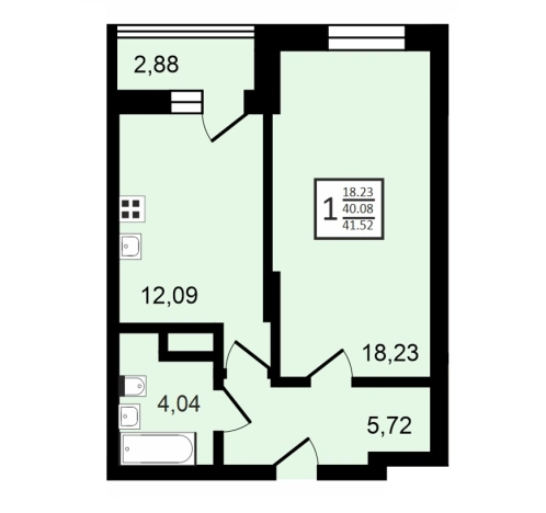 Купить квартиру в новостройках в ЖК Навигатор в Воронеже. Вариант № 107900, 0, площадь -  квм, цена 4874448 рублей