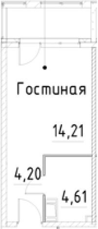 Купить Студию в новостройках на улице проспект Большевиков в Санкт-Петербурге. Вариант № 7596873, 0, площадь -  квм, цена 5266144 рублей