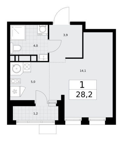 Купить квартиру в ЖК Родные кварталы в Москве. Вариант № 2206921, 0, площадь -  квм, цена 9620994 рублей