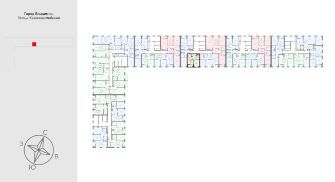 Купить квартиру в новостройках в ЖК UNO в Владимире. Вариант № 9561590, 0, площадь -  квм, цена 7119000 рублей
