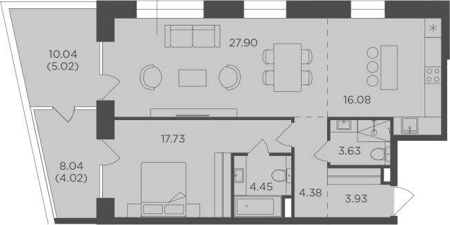 Купить квартиру в ЖК FORIVER в Москве. Вариант № 84749, 0, площадь -  квм, цена 50384348 рублей