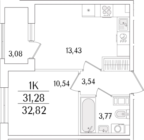 Купить двухкомнатную квартиру в новостройках в ЖК Гранат в Санкт-Петербурге. Вариант № 6258521, 0, площадь -  квм, цена 10810326 рублей