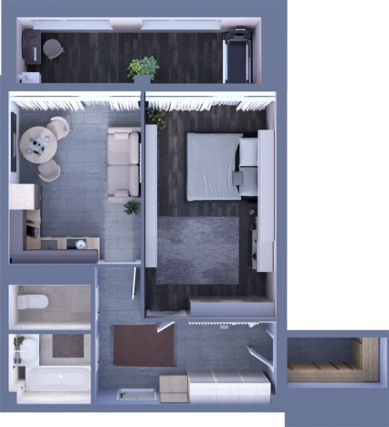 Купить квартиру в новостройках в Республике Татарстан (татарстан). Вариант № 141008, 1, площадь -  квм, цена 8958714 рублей