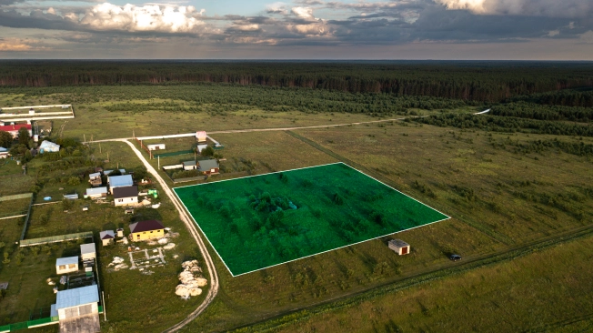 Купить земельный участок на улице Светлая в Рязанской области. Вариант № 1759, 2, площадь -  квм, цена 200000 рублей