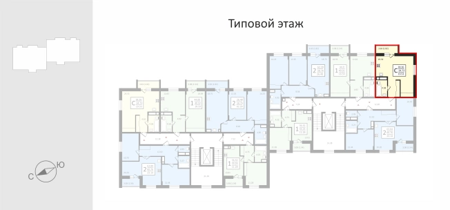 Купить Студию в Владимирской области. Вариант № 9600195, 1, площадь -  квм, цена 4386000 рублей