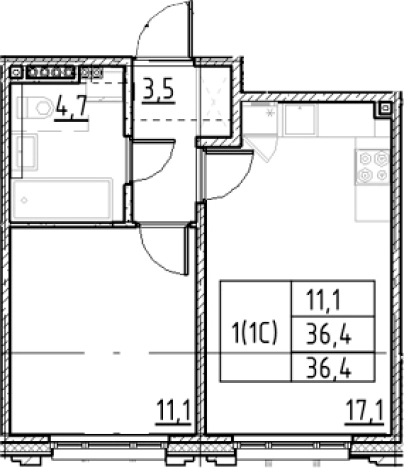 Купить двухкомнатную квартиру в новостройках у метро Купчино в Санкт-Петербурге. Вариант № 9328569, 0, площадь -  квм, цена 9391746 рублей
