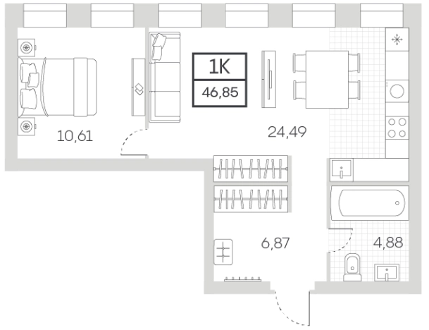 Купить квартиру у метро Тульская в Москве. Вариант № 78510, 0, площадь -  квм, цена 23425000 рублей