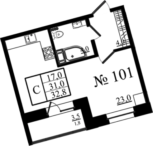 Купить Студию в новостройках на улице Красносельское шоссе в Гатчине. Вариант № 7259331, 0, площадь -  квм, цена 5606898 рублей