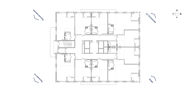 . Вариант № 4136750, 3, площадь - 43.1 квм, цена 8404500 рублей