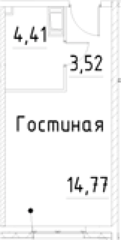 Купить Студию в новостройках на улице проспект Большевиков в Санкт-Петербурге. Вариант № 9327655, 0, площадь -  квм, цена 4966127 рублей