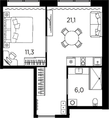 Купить однокомнатную квартиру в новостройках на улице проспект Стачек в Санкт-Петербурге. Вариант № 6228583, 0, площадь -  квм, цена 8491999 рублей