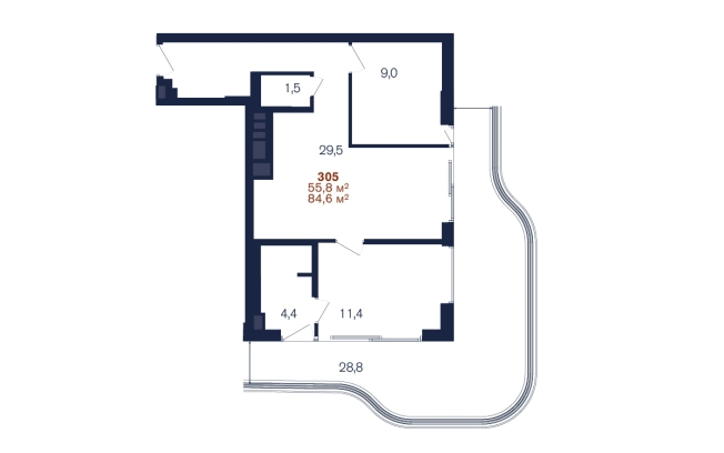 Купить двухкомнатную квартиру в новостройках в Краснодарском крае. Вариант № 2881734, 1, площадь -  квм, цена 131130000 рублей