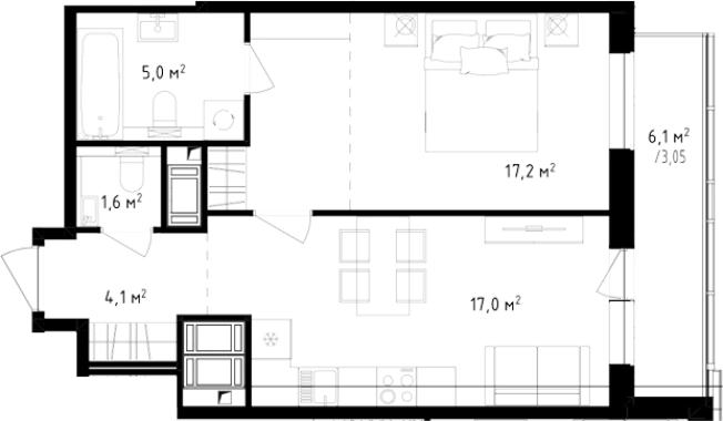 Купить двухкомнатную квартиру в районе Приморский в Санкт-Петербурге. Вариант № 8165064, 0, площадь -  квм, цена 12983850 рублей