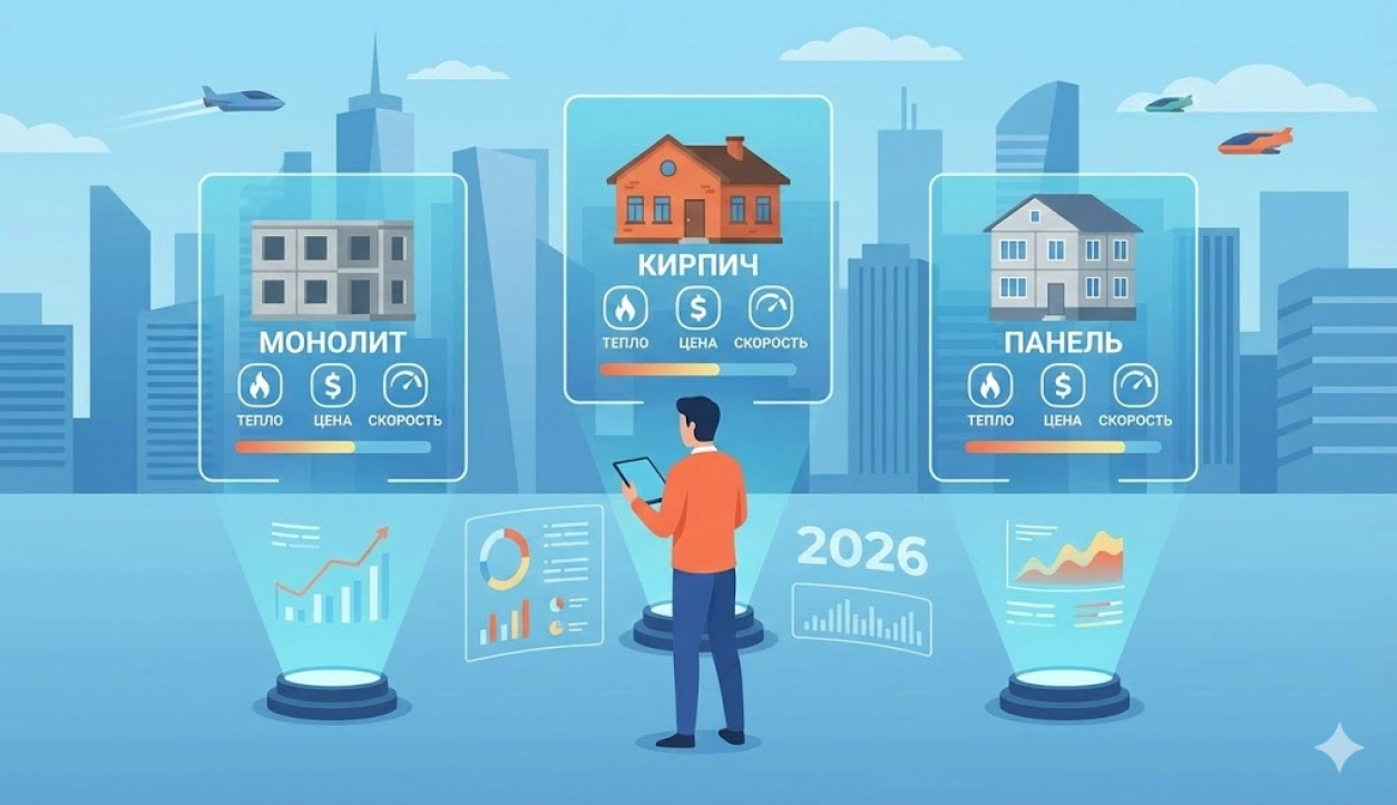 Какой дом лучше выбрать: панельный, кирпичный или монолитный? 