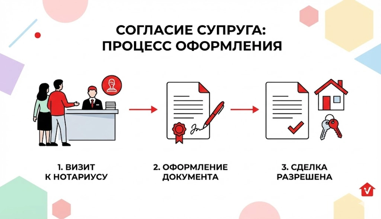 Согласие супруга на продажу недвижимости в 2026