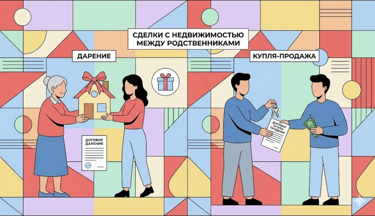 Сделки с недвижимостью между родственниками 