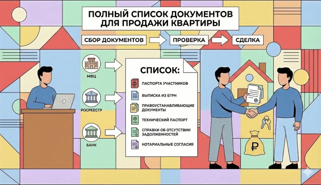 список документов для продажи квартиры 