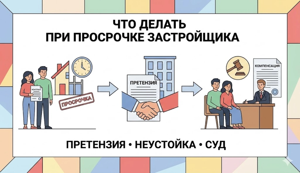 Что делать, если застройщик задерживает сдачу дома 