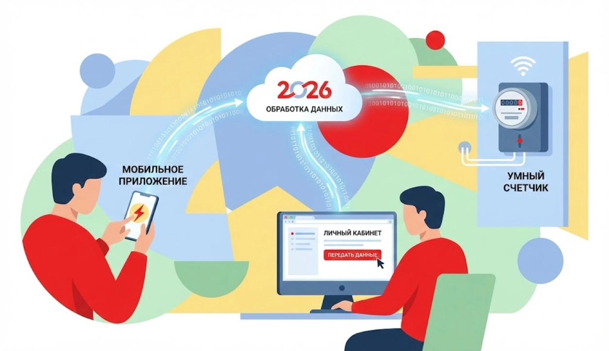 Как передать показания электроэнергии: Инструкция 2026