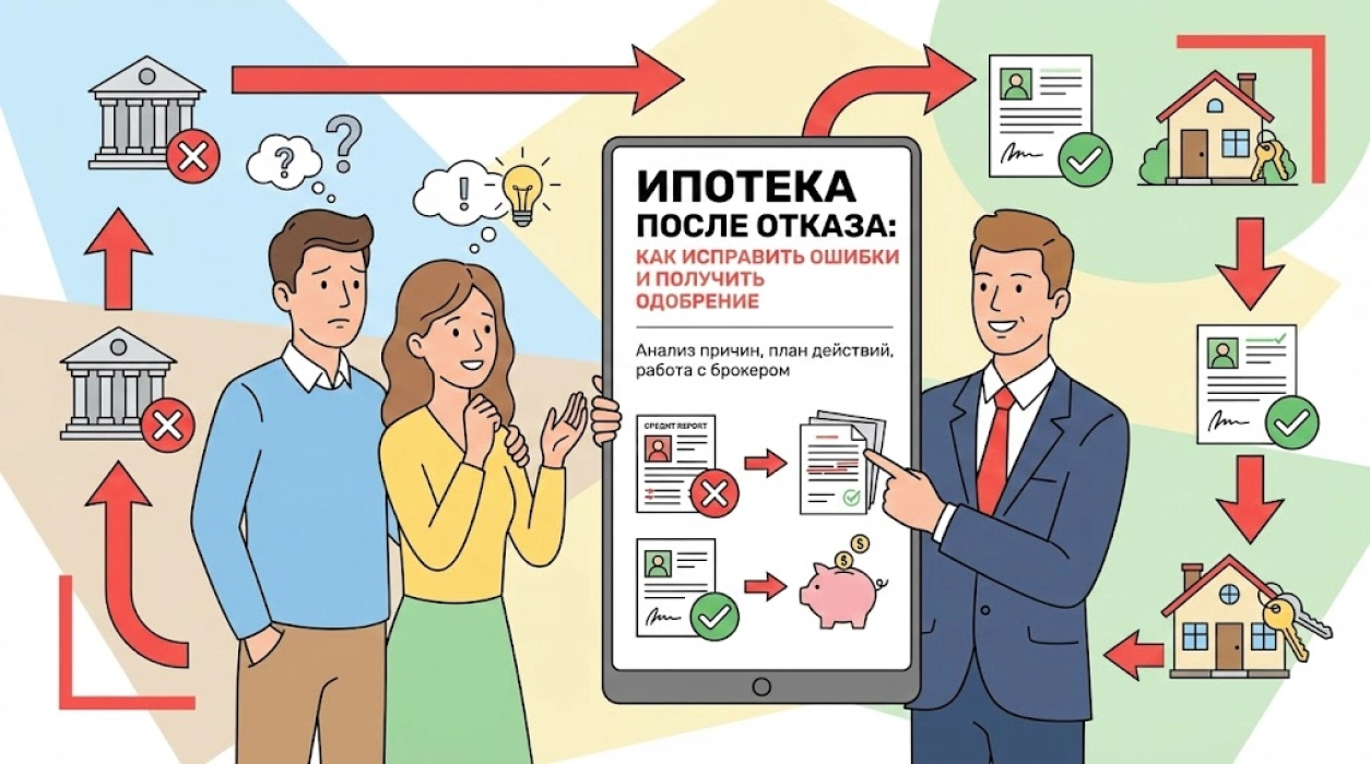 Ипотека после отказа - что делать