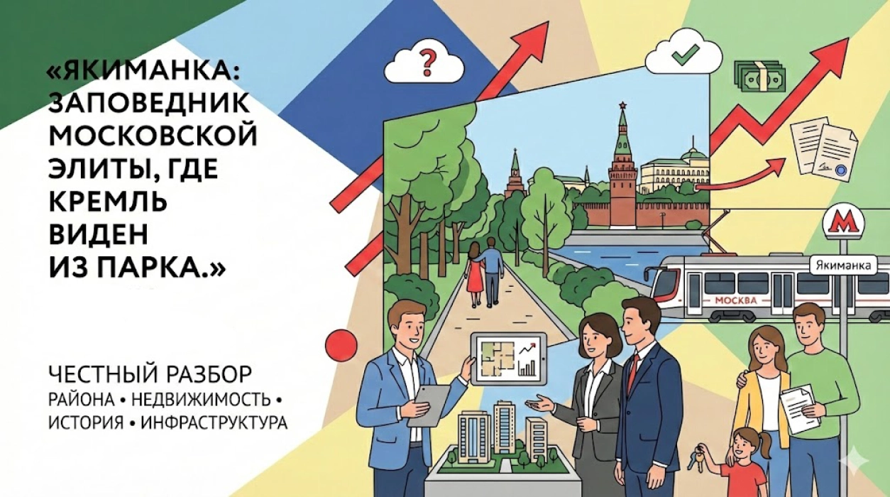 Честный обзор района Якиманка