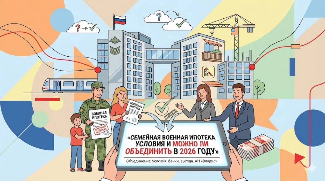 Как объединить военную и семейную ипотеку  