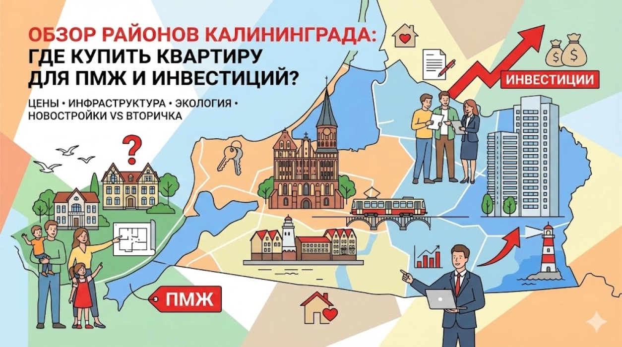 Полный обзор районов Калининграда