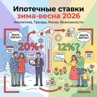 Ипотечные ставки зима-весна 2026