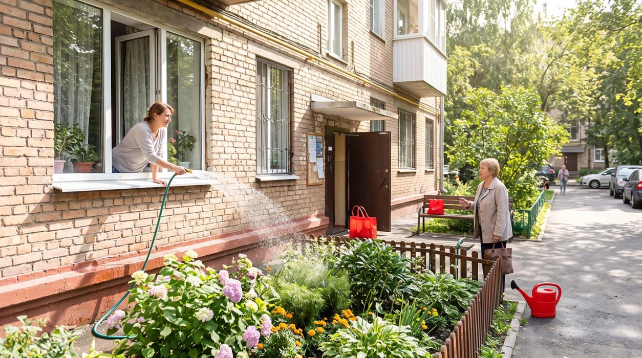 квартира на первом этаже
